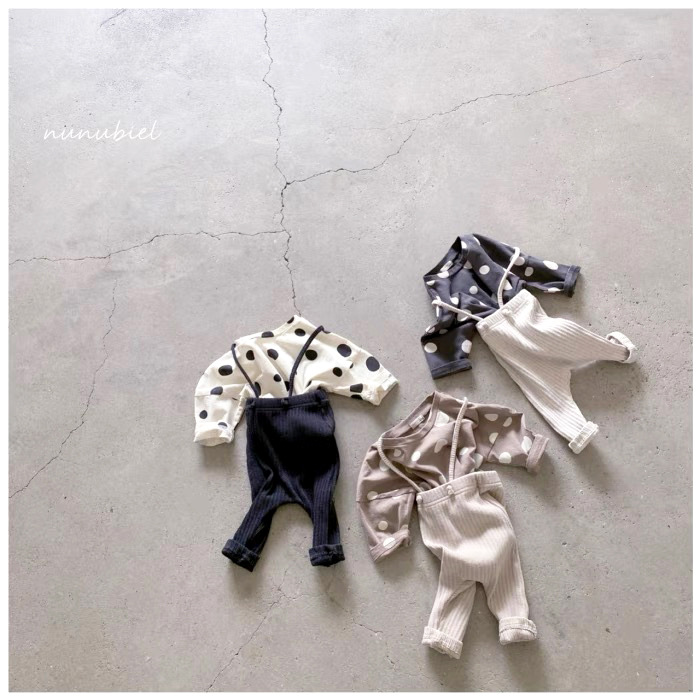 2022 autunno Baby New Born Polka Dot T-shirt abbigliamento bambino ragazzi e ragazze semplici top in cotone Casual per bambini Tees 0-3 anni
