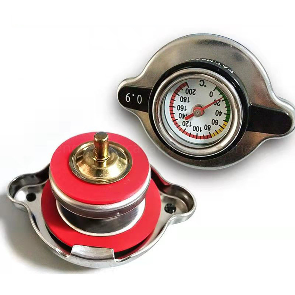 Universal water temperature meter with thermometer water tank cover for Komatsu Caterpillar Hitachi Kobelco Sany Doosan Excavato