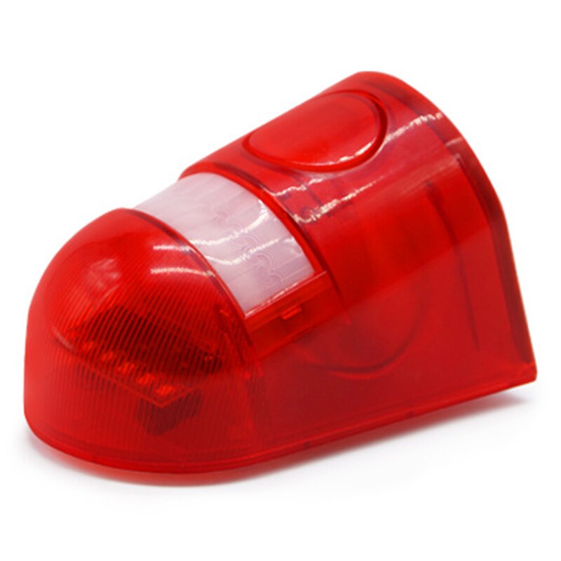 Solar Sound Light Alarm Lights Motion Detector 110db Alarm Waterproof Security Siren Light EM88