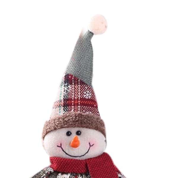 Leuke Kerstman Sneeuw Herten Schuur Pop Kerst Decoratie Pop Kerst sneeuwpop