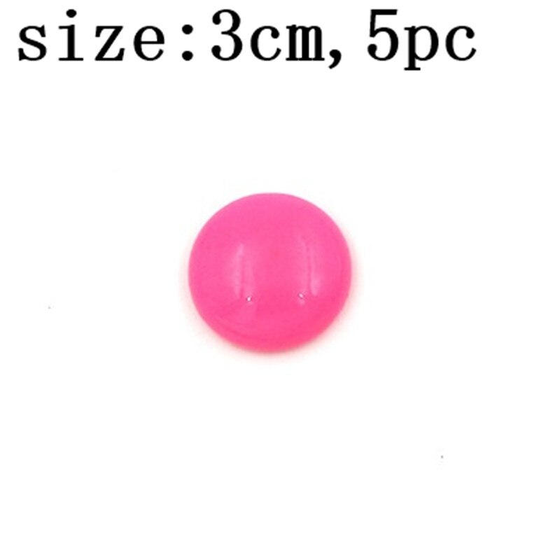 5/10 stuks ronde plastic koelkastmagneten, kleurrijke koelkastmagneten, kantoormagneten voor whiteboards, decoratieaccessoires voor thuis en in de keuken.: 5 stuks - roze