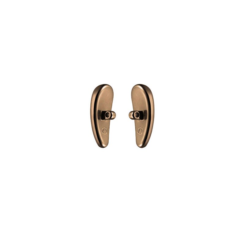 Glasses D Shape Ceramics Eyewear Nose Pad For Sunglasses Vintage Anti-slip Brace Support For Eyeglasses Accessories: Bronze