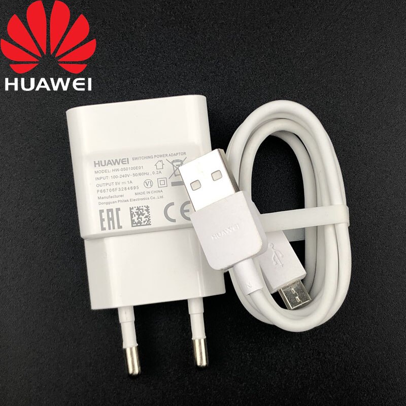 Cargador de pared Original Huawei P Smart Z, adaptador de carga de 5V/para 4a 1A, 4c, 4x, g7, 5c, 6, 6a, 5x6, 6c, 6x, p6, p7, p8 y g9: Charger set
