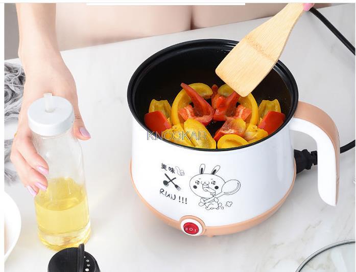 220V Mini Multifunctional Electric Cooking Pot Machine Single/Double Layer Available 3 Color Available Pot Multi Cooker