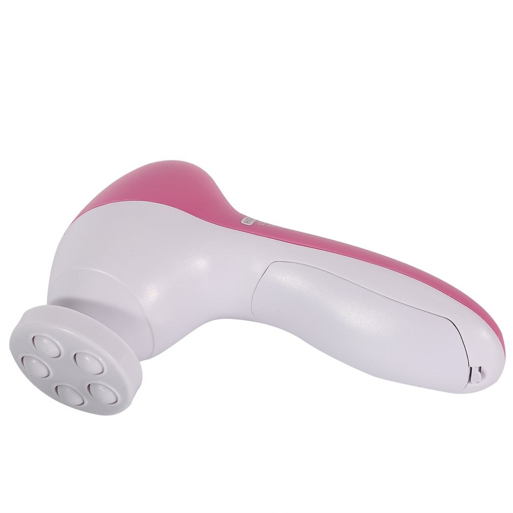 5 in 1 elektrisk vask ansigtsmaskine ansigts porerens kropsrensende massage mini hud skønhed massager børste kvinder rene børster
