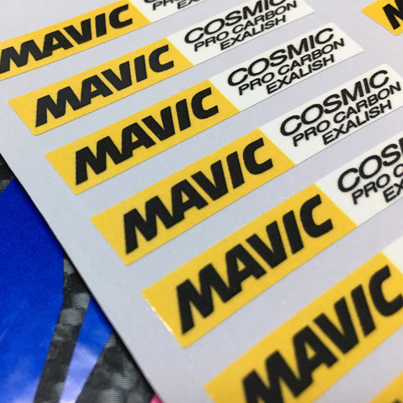 vervolging meer en meer Trouwens Stickers Voor Wielen Velg Racefiets Fiets Mavic Cosmic Pro Carbon Cyclus  Decals Voor 24 30 38 40 50Mm velg – Grandado