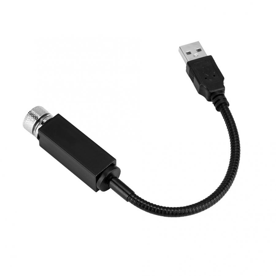 Roadway Safety Traffice Light Mini USB LED Lamp for Car Auto Atmosphere Projector Ceiling Star Red Light Lamp