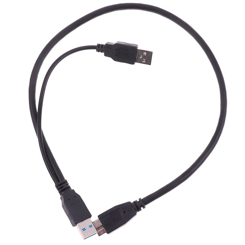1Pc USB 3.0 A Male Micro USB 3.0 B Y Cord Cable For External Hard Drive Disk Cables