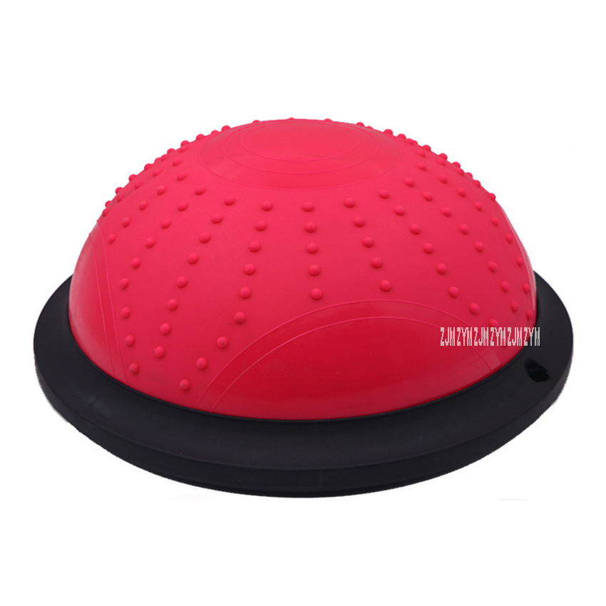 46cm Mini Yoga Balance Ball Fitball Yoga Halfsphere Semisphere Balance Trainer Device Pvc Ball Half Fitness Ball Blue