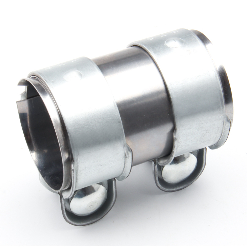 Auspuffklemme aus Edelstahl, 45 mm, 50 mm, 55 mm, 60 mm, 65 mm, 70 mm, 76 mm, Auspuffrohr-Rohrverbinder, Tischler-Hülsenklemme, verstellbare Spitze