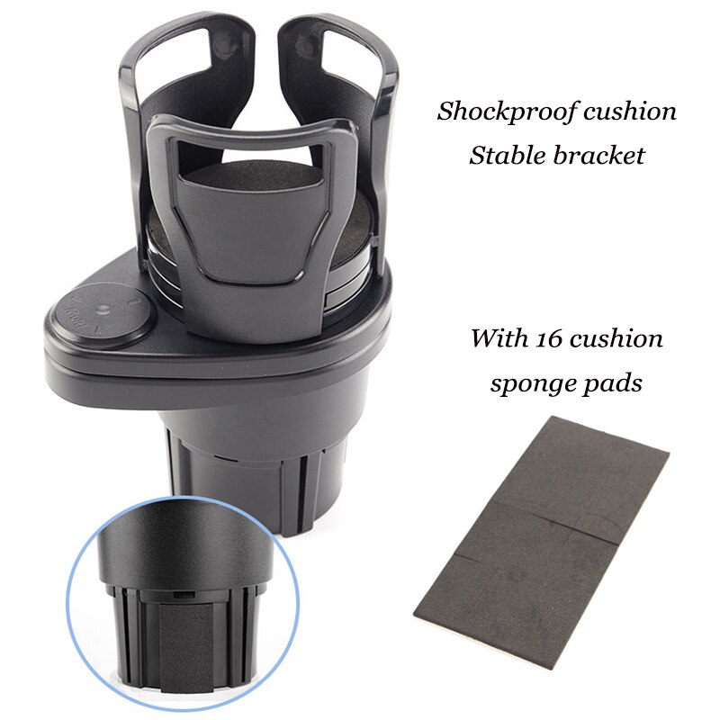 Auto Multifunctionele Bekerhouder Zonnebril Phone Organizer Drinkfles Houder Grote Ruimte Opslag Draaibaar Auto Accessoires