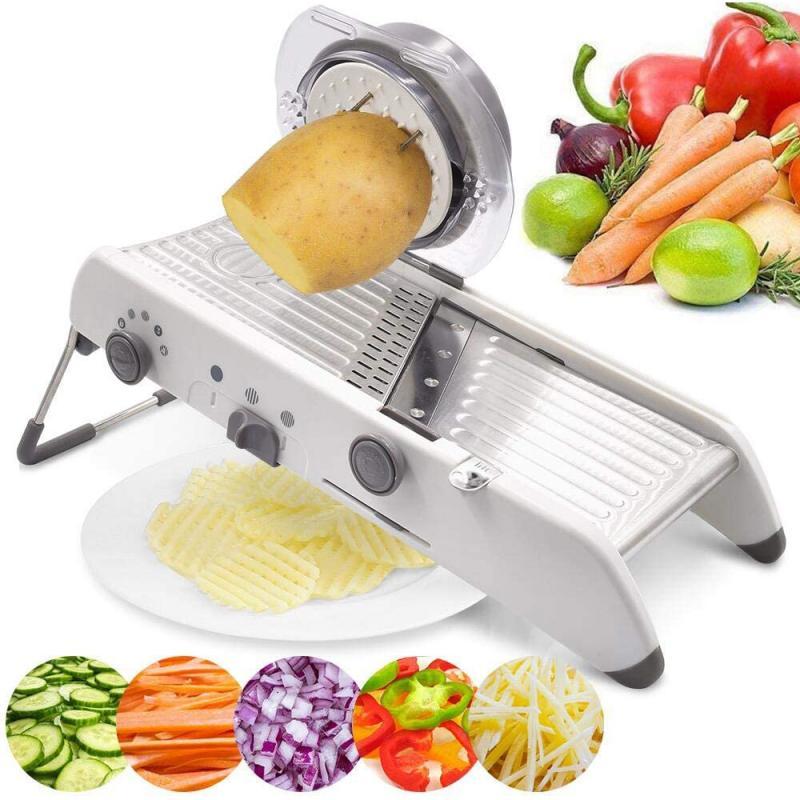 Mandolina Manual para cortar verduras, rallador, rebanador de frutas, rallador ajustable, accesorios de cocina, herramienta de cocina
