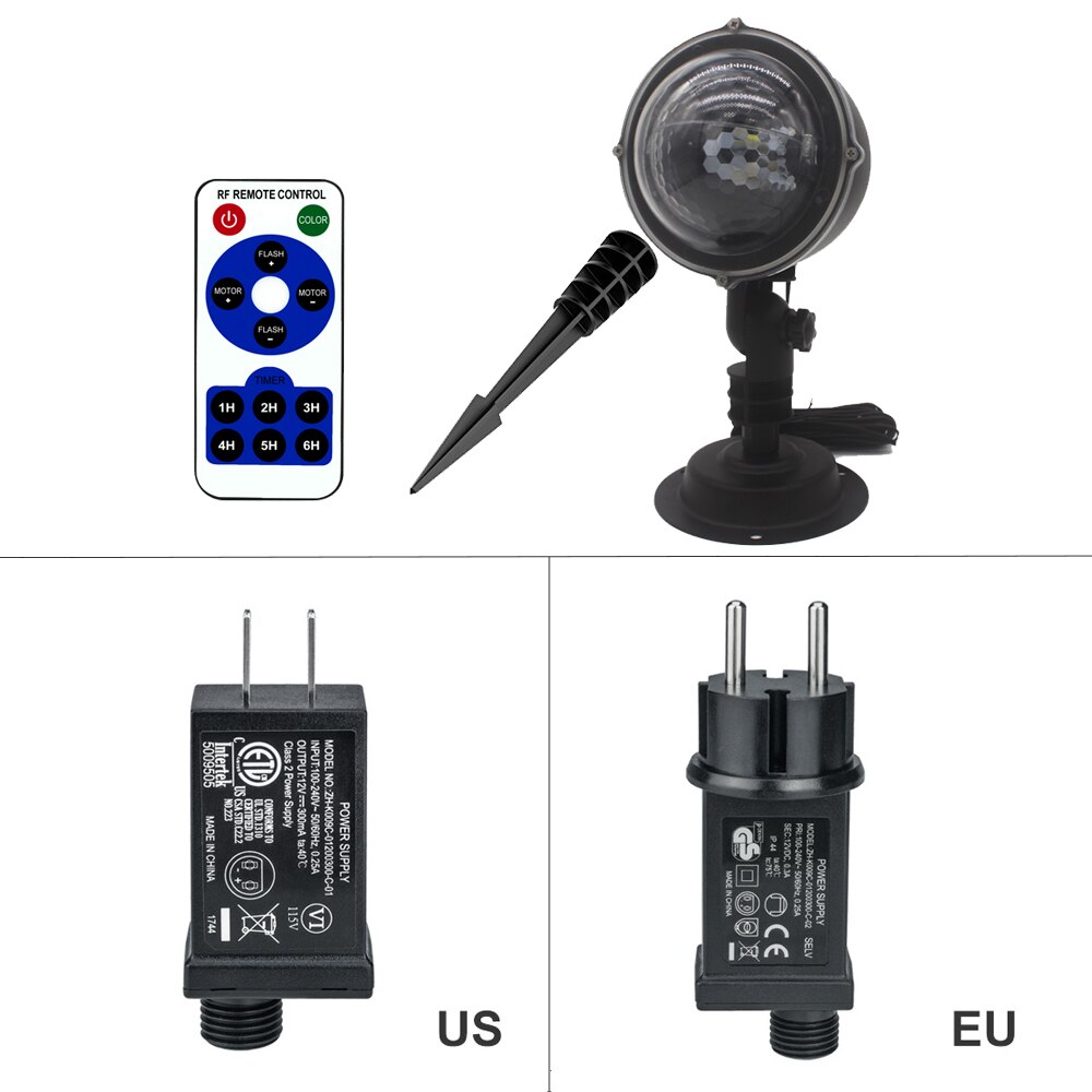 Snowfall Projector light Moving Snow IP65 Outdoor Ball Party Light Stage Lights For Christmas Home KTV Dj Wedding Show