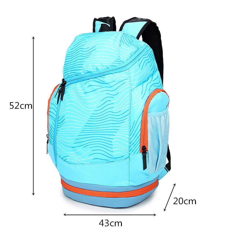 Mochila de hombro para deportes de gimnasio, mochila de baloncesto, mochilas escolares para adolescentes, mochila de balones de fútbol, bolsa para portátil, bolsa de red de fútbol para Fitness