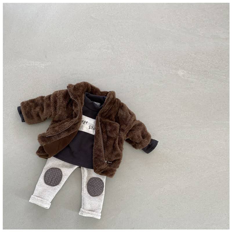 Herfst Winter Jongens En Meisjes Regelmatige Koreaanse Stijl Katoen Kinderen T-shirt Half-Hoge Kraag Lange Mouwen Hedging Letters mode
