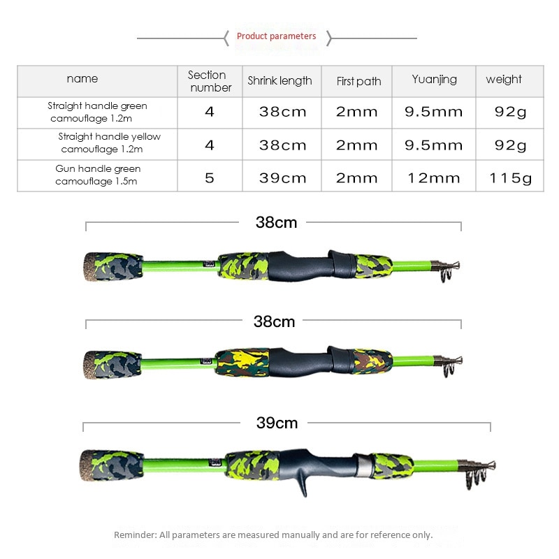 Ice Fishing Rod Portable River Shrimp Carp Fishing PoleWinter Fish Tackle Fishing Rod