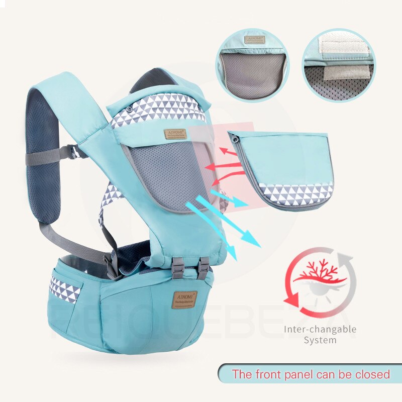 Ergonomisk bæresele 3 in 1 fremadvendt babyslynge slynge spædbørn baby hoftesæde bæresele rygsæk bebes kænguru tasker 0-36 måneder