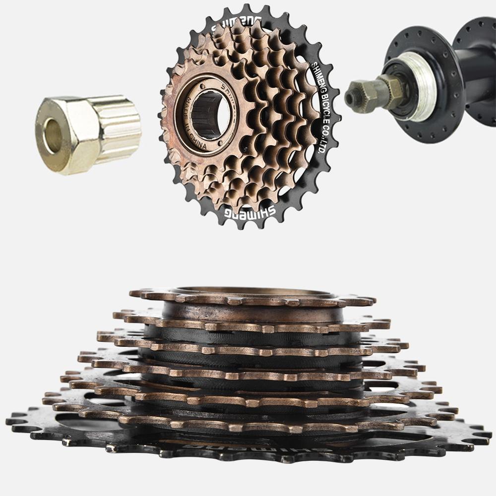 Mountain Bike Flywheel High-Strength Steel Mountain Bike Flywheel Wear Resistance High Noise-Free Bicycle 7 21-Speed Flywheel