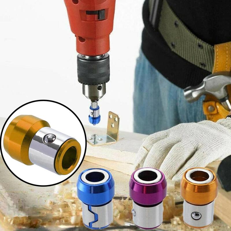 Batch Head Magnetic Ring Card Bead Type Strong Magnetic Ring Steel Power Head Tools Metal Sleeve Screwdriver Plus Magnetic C0O6