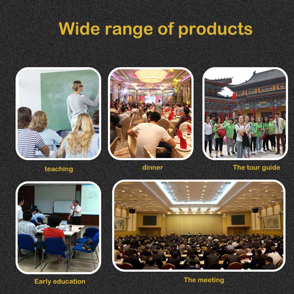 Radio FM Wireless Microphone Headset for Loudspeaker/ teaching/sales /meetings/tour guide L3EF Portable Megaphone Mic