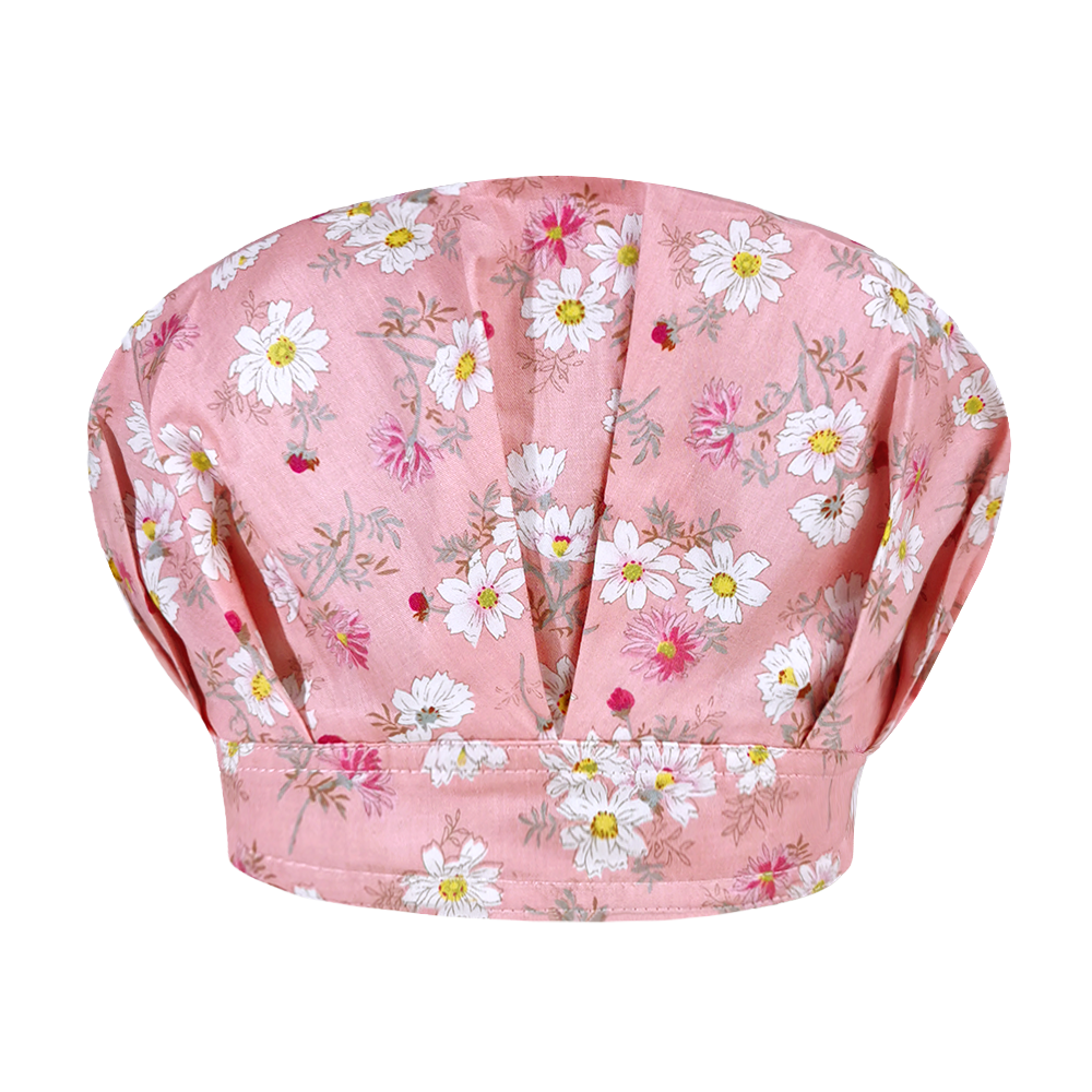 Wielokolorowe bawełniane oddychające kapelusze z nadrukiem regulowany peeling kapelusz salon kosmetyczny kapelusz roboczy laboratorium sklep zoologiczny peeling czapka bouffant kapelusz: 32008