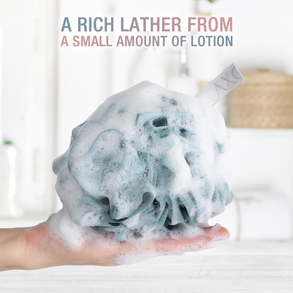 Bad Douche Spons Loofahs Mesh Poef Douche Puff Bal Bad Spons Swirl Set