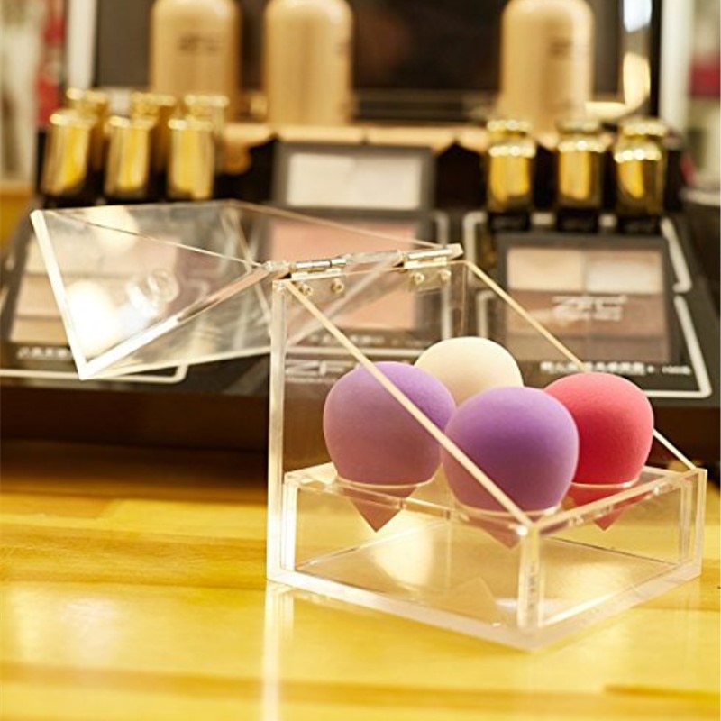 Make-up Foundation Diamond Collection 4-Slot Acryl Make Up Blender Case