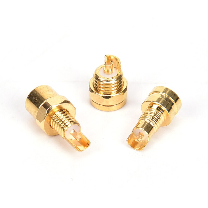 MMCX Weibliche Kupfer Jack Lot Draht Stecker PCB montieren Stift IE800 DIY Audio- Stecker Adapter Anschlüsse