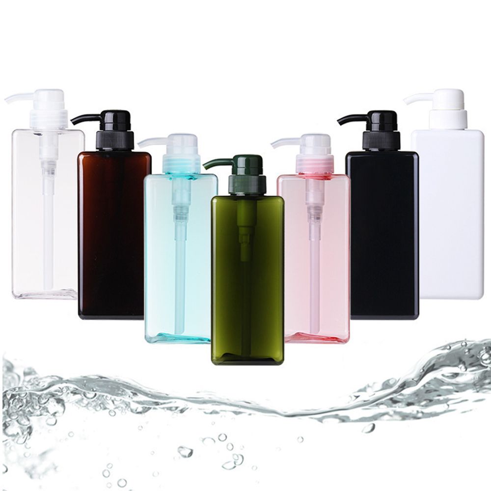 650Ml Vierkante Doorzichtige Fles Vloeibare Zeep Opgeklopte Mousse Punten Bottelen Shampoo Lotion Douchegel Pomp Bottlesnding Zeep Dispenser