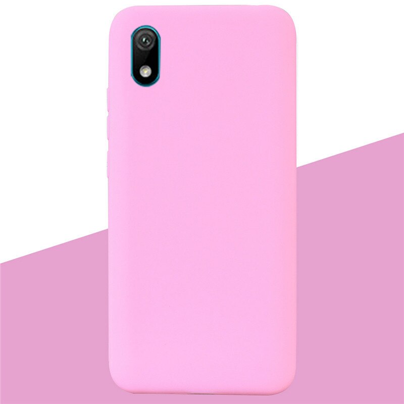 For Huawei y5 Case Silicone TPU back Cover Soft Phone Case For Huawei Y5 Coque Shell Y 5 5.71 inch Shell Fundas: 4 Dark Pink