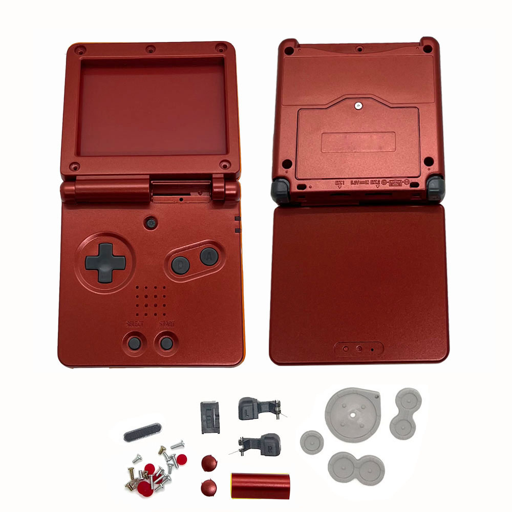 Carcasa Original de repuesto de para Gameboy Advance GBA SP, funda carcasa para consola de juegos con juegos de accesorios: Verde