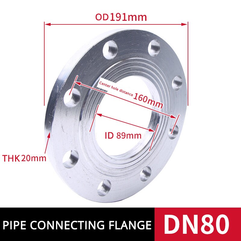DN15 DN20 DN25 DN32 DN40 DN50 DN65 DN80 Carbon Staal Platte Lassen Flens 10Kg Smeden Lassen Ijzeren Pijp Aansluiten flens