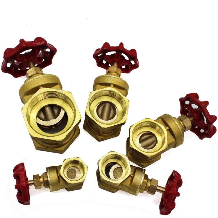 Copper gate valves DN15 20 25 water valve switch valve Internal thread Gate valves