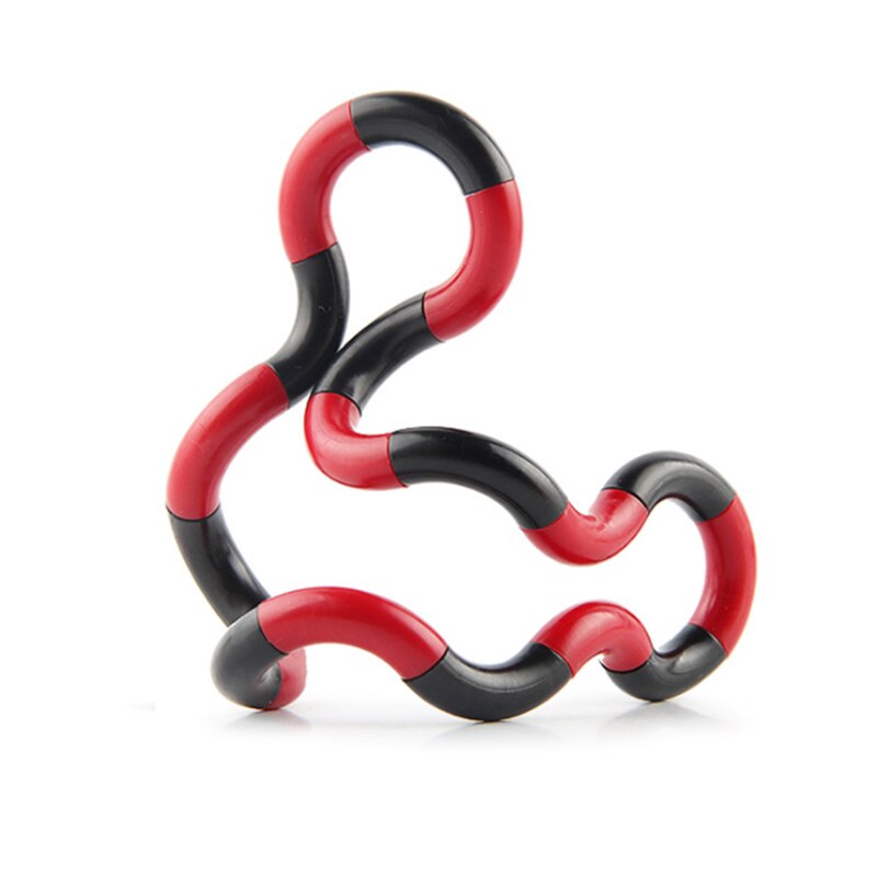 Fidget anti stress leketøy vri voksen dekomprimering leketøy barn deformasjon tau perfekt for stress barn å leke leker: 08