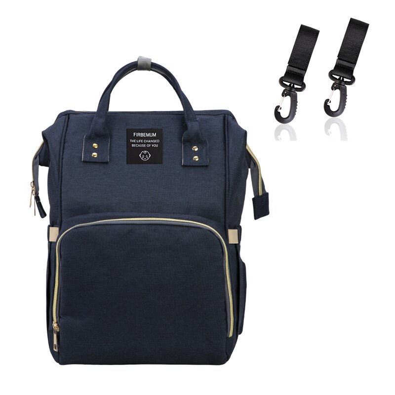 Mummy Maternity Nappy Bag styles Large Capacity Baby Bag Backpack Maternity Nursing Bag for Baby Care: navy