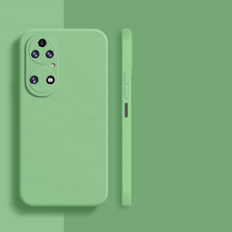Für Huawei P50 Profi Hülle Huawei P50E P40 P50 P60 Profi Kunst Startseite Caes stoßfestes TPU-Flüssigsilikon-Telefonrückseite Huawei 50 Profi: ABS / Grün