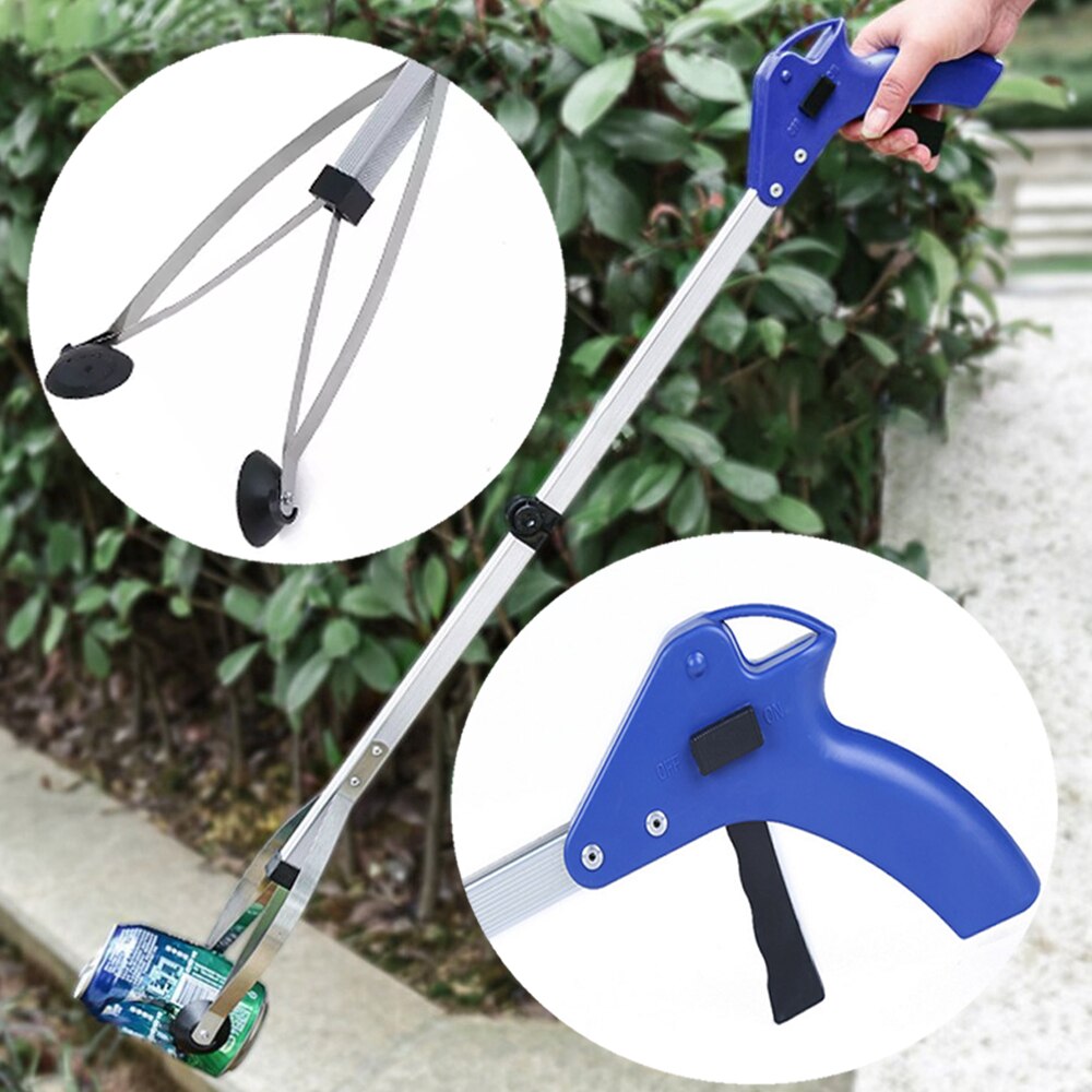 Garbage Picker Up Clip Folding Household Pickup Cleaning Tools Products Home Sweeper Portable Outdoor Garden Pick Up Trash Tools