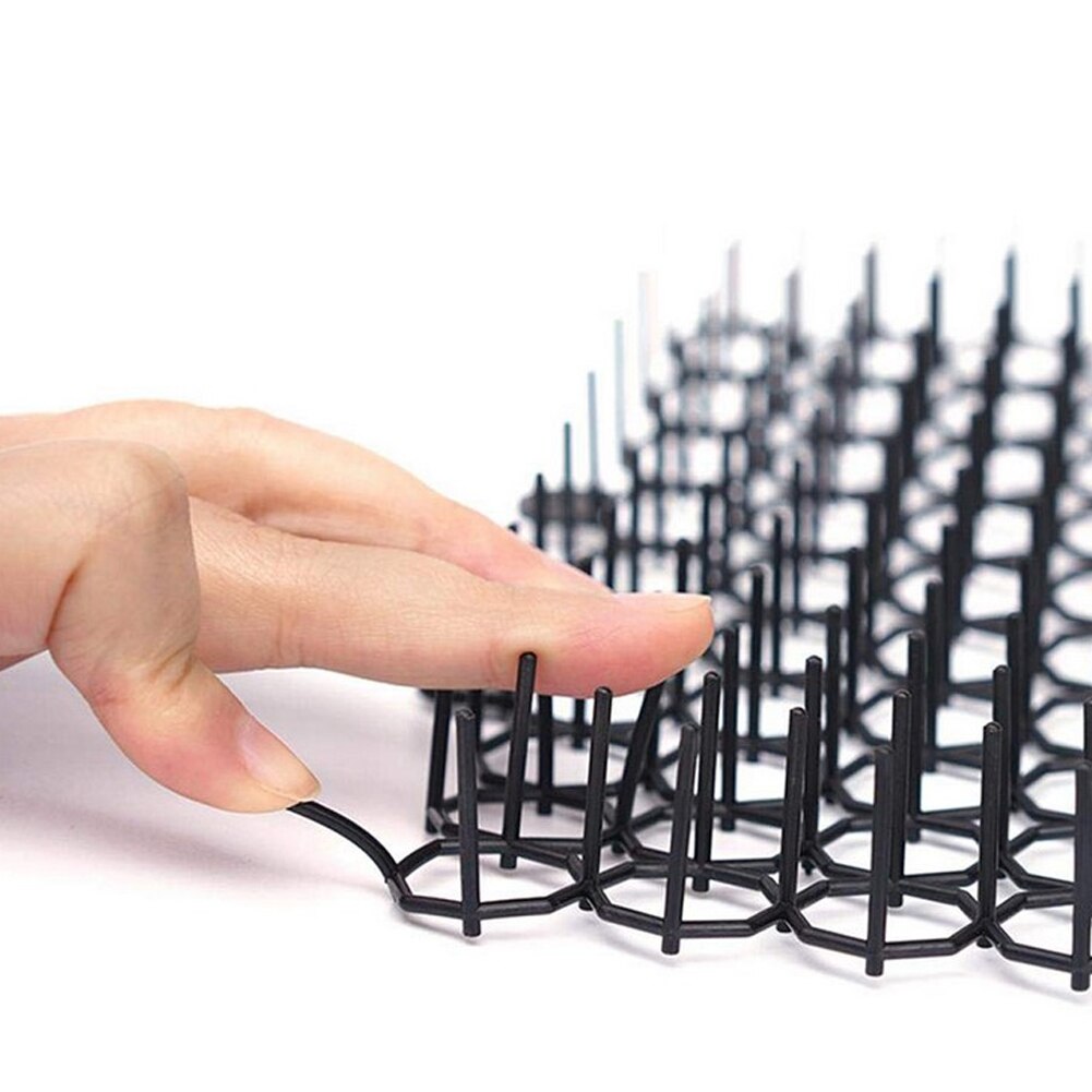 Balcony Anti-Cat Stinging Pad Cat Dog Nail Animal Repellent Mat Thorn Garden Plastic Nail Cushion Animal For Cat Dog Tool