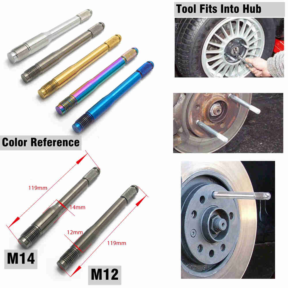 EPMAN Steel External Threaded Dowel Pin with Head Thread Wheel Stud Alignment Guide Long Tool M12*1.5 M14*1.25 M14*1.5 EPDWX-AF