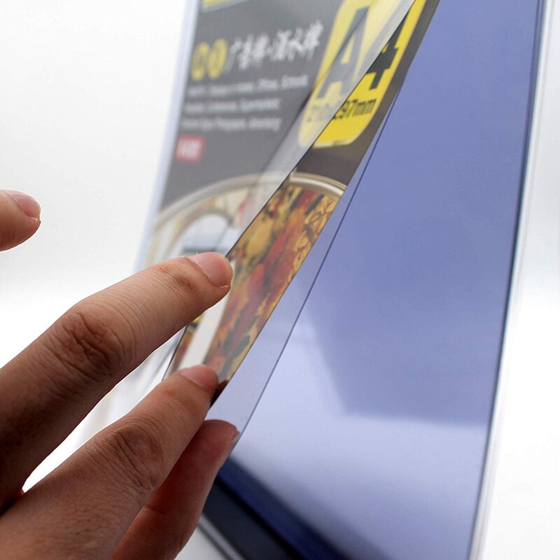 A4 Flip Table Menu Stand Multi-Page Table Card Rack Menu Display Stand Menu Holder Desk Menu Photo Album Picture Frame