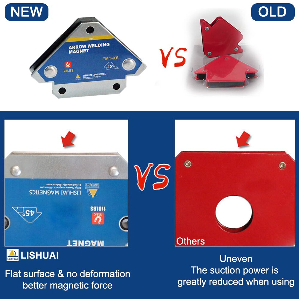 4 pièces support magnétique de soudage pour le soudage au fer positionnement magnétique soudage positionneur montage Ferrite auxiliaire localisateur outils