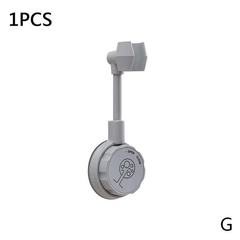 Adjustable Shower Bracket Suction Cup Shower Holder 360 Bathroom Universal Nozzle Stand Base Rotation Punch-free Bracket S0C2: G