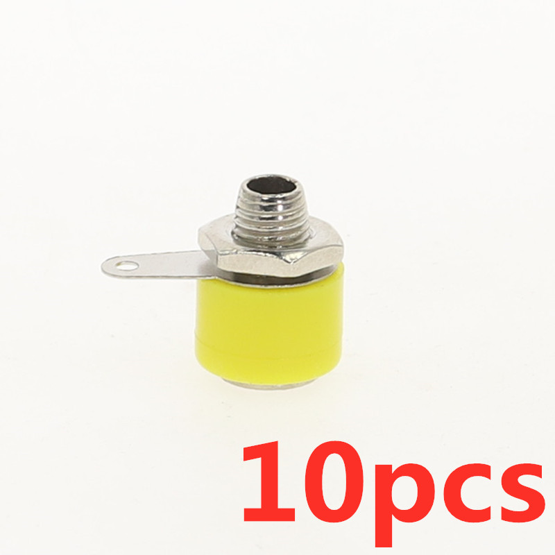 Macho hembra J072 4mm conector Banana macho hembra para insertar conector Pin Banana modelo DIY: Rojo