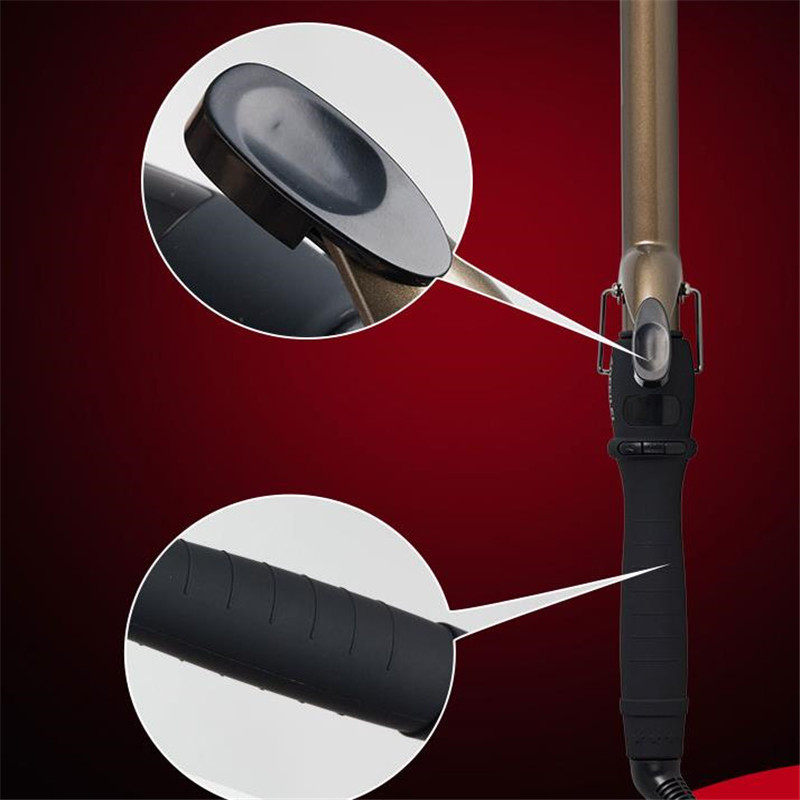 22mm stk 32mm lcd-krøllstang, temperaturjustering, hårkrølljern, keramisk krølltang, stav, stylingverktøy, 2# stk.