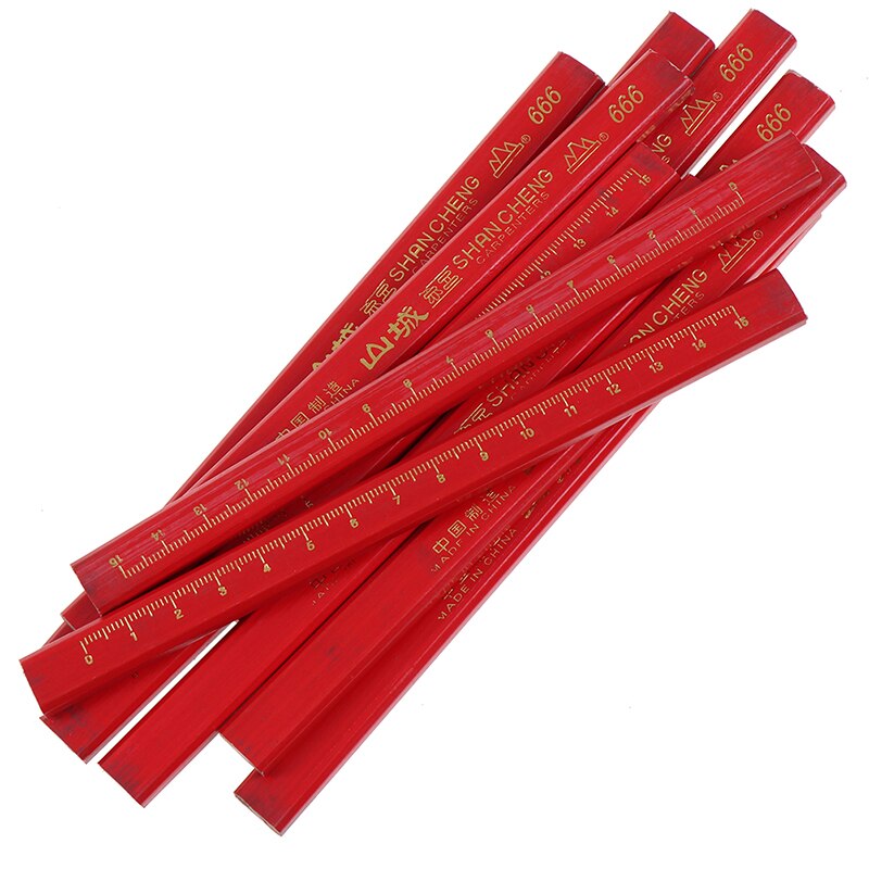 5/10/30 st snickare pennor svart bly för diy builder snickare träarbete hobby