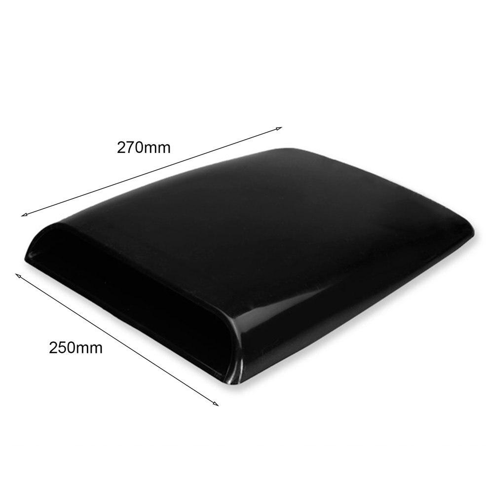 Practical Universal Car Auto 4x4 Air Flow Intake Hood Scoop Bonnet Decorative ABS Vent Cover Decal Car Accessory Black