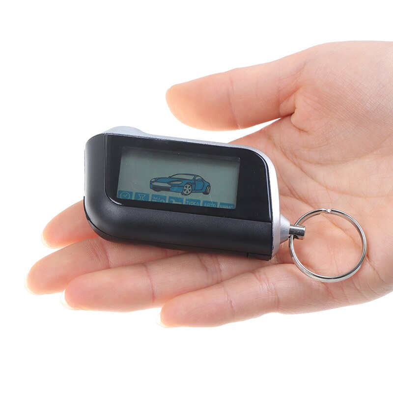 A93 LCD Remote Control Keychain Two Way Car Burglar Alarm System Key Chain