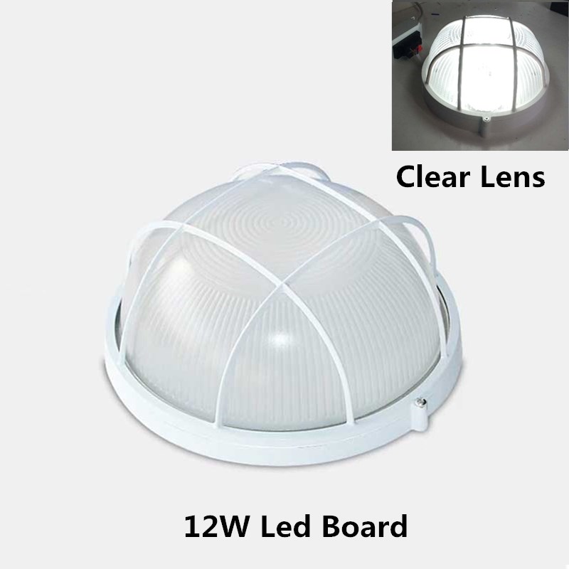 Outdoor Waterdichte IP65 Wandlamp Moderne LED Wandlamp Binnen Blaker Decoratieve verlichting Veranda Tuinverlichting Wandlampen 12W: Warm White (2700-3500K) / Rood