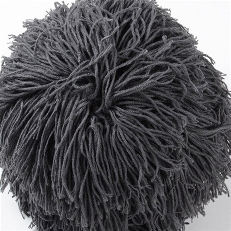 Śmieszne peruki broda kapelusze włóczęga szalony naukowiec jaskiniowiec ręcznie robione dzianiny ciepłe czapki zimowe