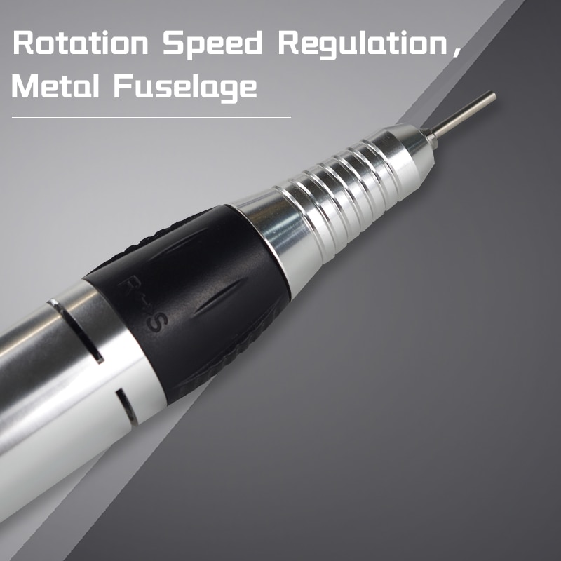 35000RPM Electric Nail File Set with 6 Drinding Bits 35W Nail Drill Set of Cutter for Pedicure Manicure Nail Milling Machine Set